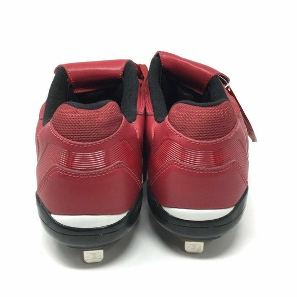 Easton Mens Baseball Metal Low Cleats US 15 EUR 50.5 M33201 Spikes Red NEW - Picture 4 of 10